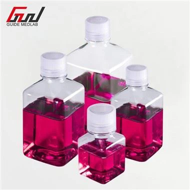 PETG-cellekulturflaskekolbe med hætte